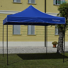 DARDARUGA Gazebo RICHIUDIBILE 3X3 M Pieghevole A Fisarmonica Mercato TENDONE Sacca E MURI (Bianco)