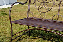 Esclusiva Panca da giardino Cielo, seduta ergonomica, Sella in un nuovo design e molto stabile in metallo