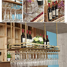 Arredamento per la casa Portabottiglie Portabottiglie industriale moderno in metallo per bicchieri da vino | Portabottiglie in acciaio inox | Braccio telescopico regolabile in altezza (30 60 cm) |