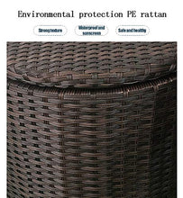 Scatola Di Immagazzinaggio Da Giardino Starplast Per Biciclette Panca Da Esterno Impermeabile In Plastica Deposito Grande Impennata Capannone Da Giardino Rattan Scatola Da Esterno Ideale,RoundStool