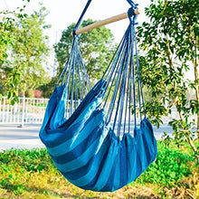 VSander Hanging Corda Hammock Chair Seat Swing con Due Cuscini, Grossa Fune Brasiliano Cotone Amaca Portico Sedia for La Casa, Giardino, Patio, Veranda, Interno, Esterno, capacità Peso 260 Libbre