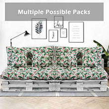 BCASE Cuscino per Pallet in Fibra Pack + Cuscino Schienale per Pallet Imbottiti, Cuscino Imbottito, Include Cuscino Schienale E Sedile, Ideale per Giardino, Flamenco