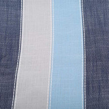 Weisin Dining Table Cloth Blue Spliced Stripe Tassel Tablecloth Decorative Home Accessory,Blu Navy