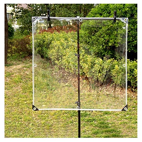 SHIJINHAO Telo Impermeabile Esterno,Tela Cerata di Copertura Tettoie, PVC Tarp, Lacrima Impermeabile Resistenza con Occhielli Bianco E Corda di Nylon Hem, for Mobili da Giardino, Rimorchio, Legno, 43