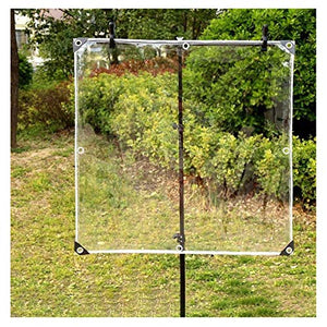 SHIJINHAO Telo Impermeabile Esterno,Tela Cerata di Copertura Tettoie, PVC Tarp, Lacrima Impermeabile Resistenza con Occhielli Bianco E Corda di Nylon Hem, for Mobili da Giardino, Rimorchio, Legno, 43