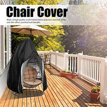KDR - Coprisedia da giardino, impermeabile, anti-polvere, con cerniera, per veranda, per sedie a dondolo da giardino, con borsa per sedie a dondolo da giardino, 190 x 115 cm