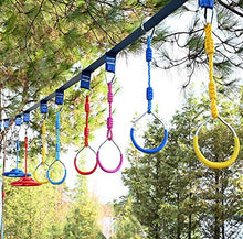 malyituk Corso di Arrampicata per Ragazzi, Corso di Arrampicata per Bambini, Kit Ninja Ring Rope Rope Ladder Climbing Cargo Network Ninjas Soldier Training Equipment Adulti e Bambini