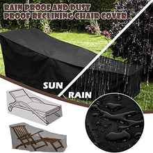 HTLLT Impermeabile Antivento Anti-UV Resistente Antistrappo in Tessuto Oxford Esterno per Patio Lettino Prendisole