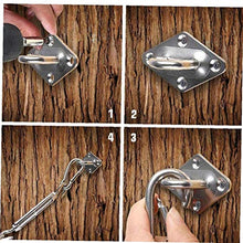 TOPofly Ombra Kit Fissaggio Vela, 304 Acciaio Inossidabile Parasole Sail Fissaggio Accessori Hardware Kit, M6 Heavy Duty Tenda l'insieme del Collegamento 1 Set