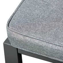 Outsunny Set con Tavolo 4 Sedie e 4 Sgabelli da Giardino, Salotto da Esterno in Alluminio, Grigio