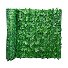 Foglia artificiale da parete per paesaggistica, giardino, balcone, schermo in salice espandibile, con foglie per esterni, giardino e privacy