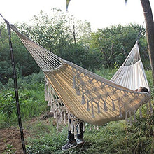 ASDFGHJKL Amaca in Cotone da Esterno Tela LettoUtdoor Nappe in Stile Coperta Doppia Amaca