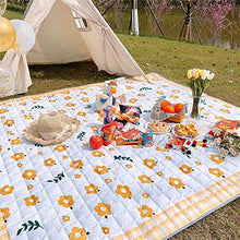Eantpure Cuscino da Picnic per Esterno Impermeabile e Cuscinetto antiumidità Cuscino Pieghevole Pieghevole Portatile-Crosshuang 190 * 200