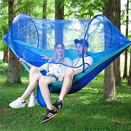 Amaca Amaca Da Campeggio Pop-up Con Zanzariera Letto Per Dormire Sospeso Portatile A Installazione Rapida 250x120cm Hamak Hamac Per Esterni