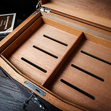 Minmin Cigar Cabinet desktop Grande capacità Legno di Cedro Con igrometro Cigar Idratante alcolizzazione Box, 340x240x170mm accessori del sigaro (Size : 340x240x170mm)