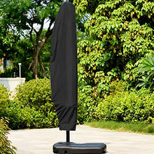Sbalzo di copertura parasole con Rod, Grande copertura ombrello protettivo resistente alle intemperie Uv anti antivento per sbalzo Parasol 280 centimetri