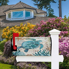 Tartaruga marina cassetta postale copertura magnetica grande casella postale avvolge giardino cortile decorazione casa dimensioni 64,8 cm x 53,3 cm
