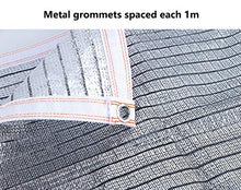 Rete ombreggiante Rete per Ombreggiamento per Coperture per Tetti, Isolamento Solare Fredda Telo per Coperture in Alluminio Riflettente per Tende, 150 G/M² (Size : 4x6M)