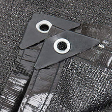 Telo Ombreggiante, Schermo for la Privacy del Pannello Parasole con passacavi - Rete di Protezione UV Nera for Esterni, Patio, Tende da Sole, Copertura for finestre, pergola o Gazebo