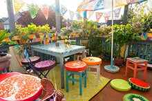 SANDINI Cuscino Motivo Floreale - Decorazione per la casa e Il Giardino - 38 x 6 cm