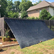 MLL Tenda da Giardino a Vela, Parasole in Tessuto Nero a Rete Telo in Tessuto Parasole Lavorato a Maglia per Veranda Copertura per Piante Finestra del Soggiorno