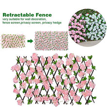 lossomly - Recinzione artificiale per siepi e siepi in plastica, decorazione per la privacy, protezione dai raggi UV, barriera con petali artificiali per patio