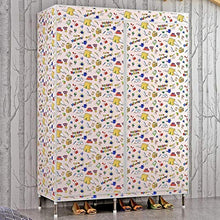 Armadio di Stoffa per Vestiti Armadio di stoccaggio Portatile Pieghevole Armadio Camera da Letto -Max Home (Colore : #1)