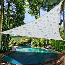(grigio, 3,6 × 3,6 × 5,1 m parasole a vela triangolo, tenda da sole in tessuto, per esterni, patio, giardino, cortile