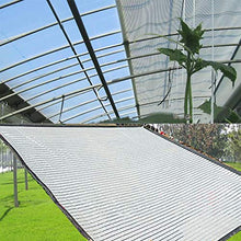 Rete ombreggiante Paralume Riflettente del Parasole del 75% della Rete Ombra del di Alluminio con I Gommini di Protezione per Il Patio del Giardino (Size : 4x8M)