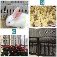 Rete Metallica di Pollo In Plastica,Proteggi Le Piante e Le Reti di Erosione del Suolo Animali Balcone Scale Giardino Recinto Rete Avicola Rete da Riproduzione di Seta Esagonale