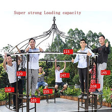 HLZY Gazebo da Giardino 10x10 FT Gazebo for Cortili con scrivania, Patio Padiglione, Outdoor Partito Pergola con Il reticolato e Tende for Patio Giardino Bar a Bordo Tettoia da Esterno