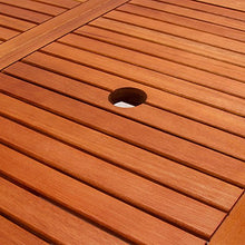 Casaria Tavolo da Giardino in Legno Pieghevole Alabama Certificato FSC 160x85cm Tavoli da Esterno