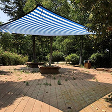 YS Telo Parasole Multiuso per Esterni, 88% Di Protezione Solare, Copertura per Tettoia da Giardino per Giardino,Blu Bianco,36M