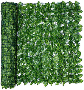 YUXO Artificiale Siepe Finta Foglia Edera Lo schermo per la privacy della siepe di foglie artificiali lascia il pannello di recinzione a muro per abbellire la decorazione per il giardino esterno Antiv