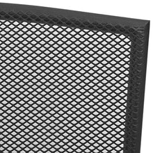 vidaXL Sedie da Esterno 4 pz Design a Rete in Acciaio Antracite