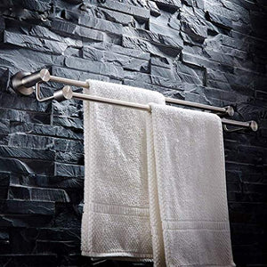 MJIAF Portasciugamani portasciugamani cremagliera / 304 Asciugamano di Rack di Asciugamani in Acciaio Inox for cremagliera Bagno Asciugamani, portasciugamani for Il Bagno Bagno (Size : 40cm)