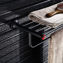 HYYDP Parete Porta Salviette Portasciugamani-Bagno Mensola portasciugamani in Acciaio Inox con mensola per Bagno in Acciaio Inox