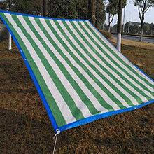 XIAOXIAO Rete ombreggiata Verde E Bianco Rete Ombreggiante Rete Mimetica Rete Resistente Ai Raggi UV Isolamento Balcone Terrazza Piante Succulente Protezione Solare Pianta da Giardino (Size : 5x9m)