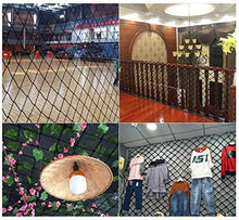 Protective net decoration / Kindergarten anti-caduta Net Net Cat bambini Stair Protezione Net Balcone Rete di sicurezza Ristorante Bar soffitto Uccello Rope Net Net Rete di carico nero netto decorativ