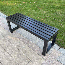 LXLH Panca da Giardino Sgabello da Giardino Panchina da Giardino panchina da Giardino panchina per Il Tempo Libero, panchina da 2-3 posti per Esterni Poltrona in Metallo, mobili da Giardino Sedia