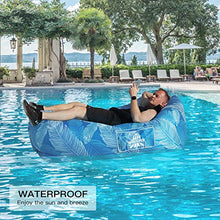 WINTREK Divano Gonfiabile,Materassino Poltrona Gonfiabile con Pacchetto Portatile per Viaggiare, Campeggi,Spiaggia, Escursionismo, Piscina e Festival