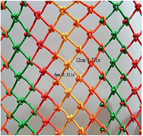 Protective net decoration / Colore parete netto Decorative Bambino Safety Net balcone recinto Kindergarten rete di protezione Net Stair anticaduta Net Net Cat Tessuti a mano Climbing Amaca netto 8mm /