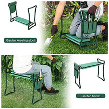 Inginocchiatoio panchina con morbido cuscinetto pieghevole sedia da giardino sgabello multifunzionale panca da giardinaggio portatile all'aperto inginocchiatoio per giardinaggio