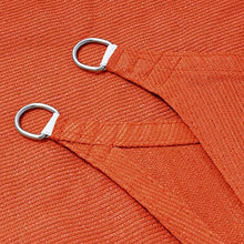 Laneetal Tenda a Vela Ombreggiante Telo Parasole Anti UV Tende da Sole Respirante per Esterni Giardino 2,5x2,5x3,5m Triangolare Terracotta 0400093