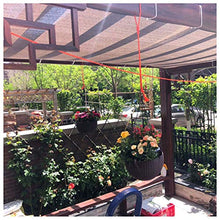 DLLY Rete Ombreggiante Esterna, Telone Antietà, Tessuto A Rete Criptato, Telo Ombra Traspirante, Rete Ombreggiante per Piante, Animali Domestici, Padiglioni,4x7m(13 * 23ft)