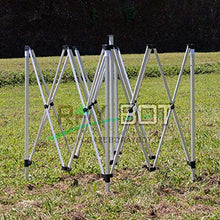 RAY BOT. Gazebo pieghevole 3x3 in alluminio con pali esagonali da 45mm e tessuto impermeabile. Linea professionale (Con Teli Laterali, Grigio)