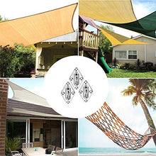 Xinlie Kit di Fissaggio Kit Hardware per Vela in Acciaio Inox Sun Shade Vela Hardware Kit di Montaggio per Tenda per Vela Kit di Fissaggio e Installazione per Tenda a Vela,Kit per Fissaggio (6 PCS)