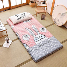 zyl Materassino Tatami Materasso Pieghevole Futon Tatami Materasso Morbido Materasso a Rullo per Studenti Giapponesi F-80x200cm (31.49x2000cm)