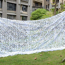 AWCPP Netting Camo Netting Shading Net Camouflage Reticolato per Bambini | Vele Ombrellone Oxford Tenda Di Stoffa Campeio Ornamento Dell'Esercito, Bianco,Bianca,3 * 6M.