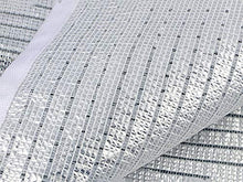 Rete ombreggiante 75% Sunblock Argento Bianco Rete di Ombreggiatura di Alluminio, Telo A Rete con Paralume da Giardino per Copertura Vegetale, Serra, Barn O Canile (Size : 3x3M)